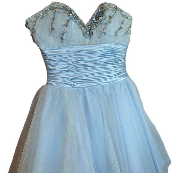 Sexy Cocktail/Fairy Princess Glitter Tulle Mini Dress 2 - Picture 3 of 5